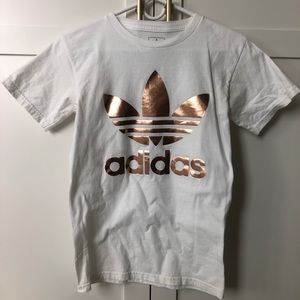 Adidas Graphic Shirt with Rose Gold Foil